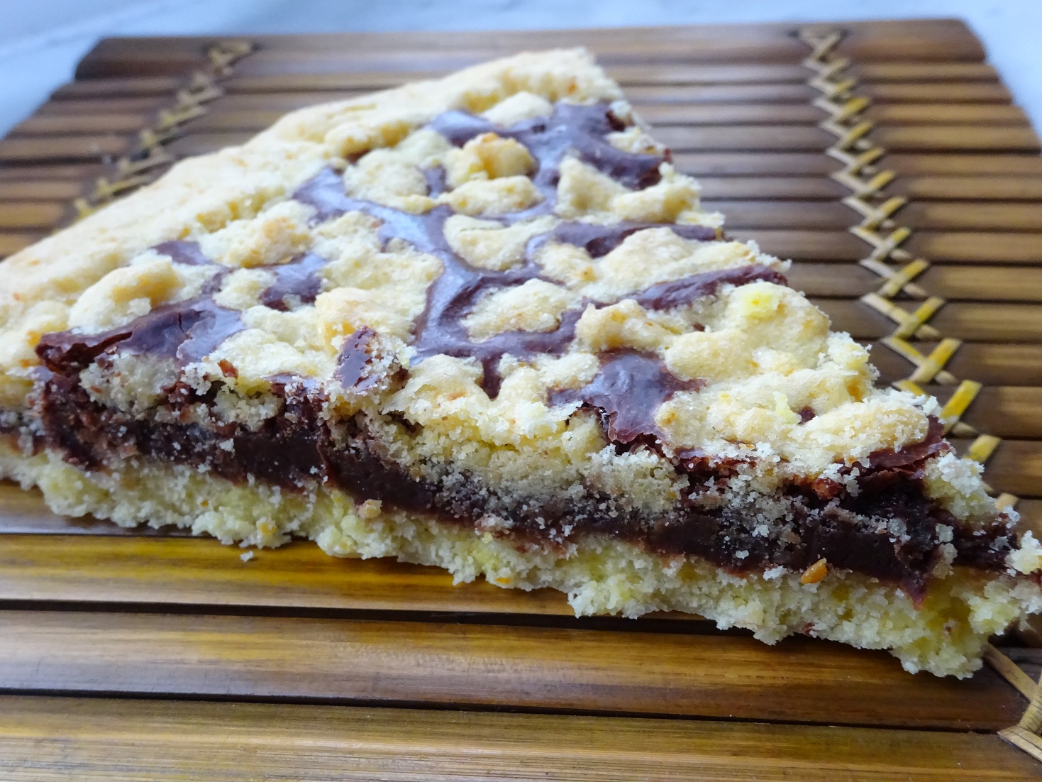 Crostata cioccolato e arancia senza glutine e lattosio