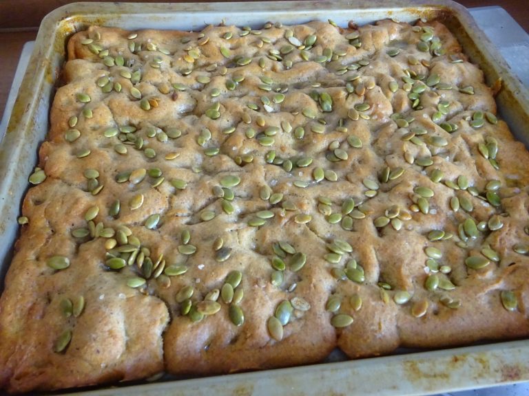 Focaccia Rustica senza glutine e lattosio